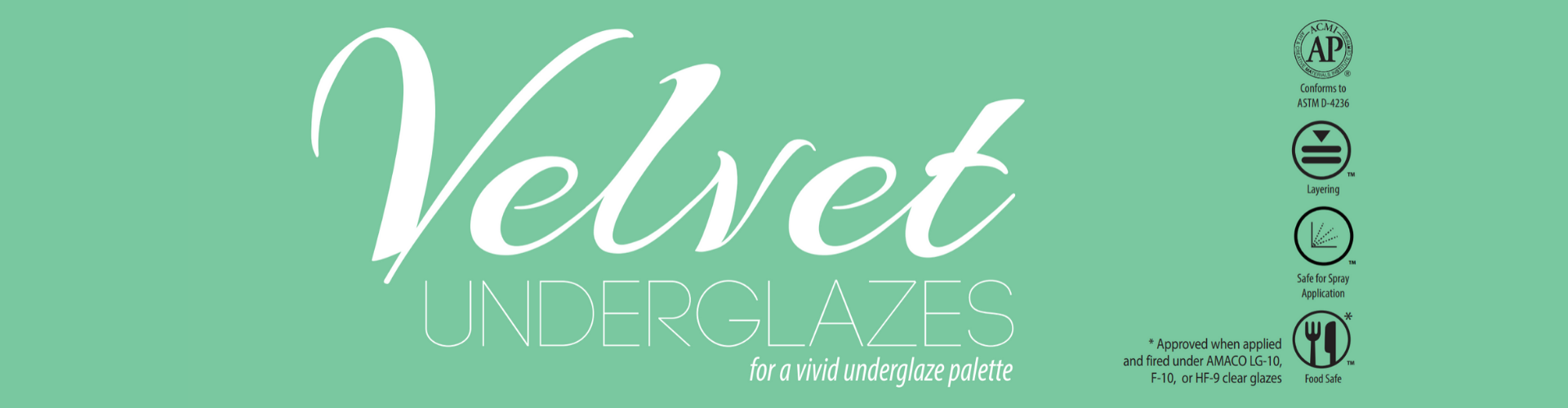 V-365 Slate : (V) Velvet Underglaze : Underglazes