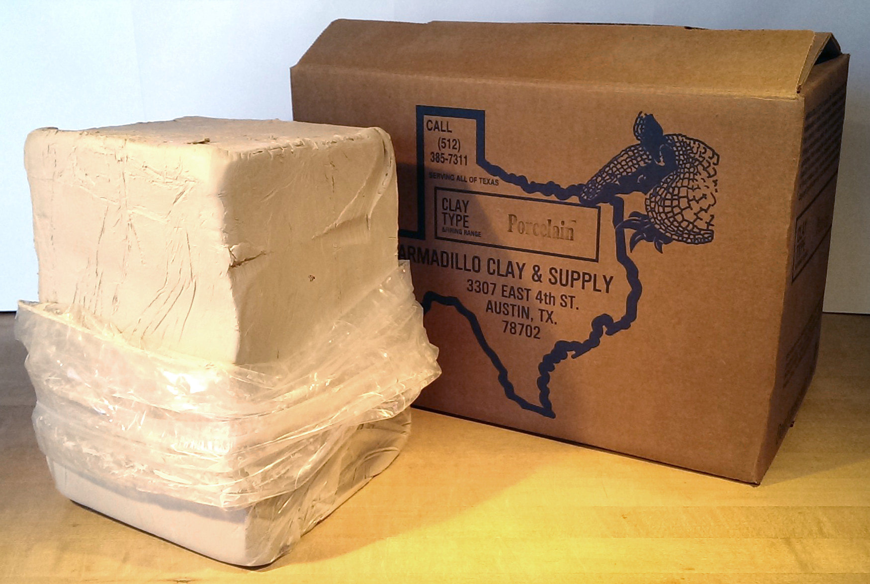 Kansas Clay - Cone 10 Domestic Porcelain - 50 Pounds Dry